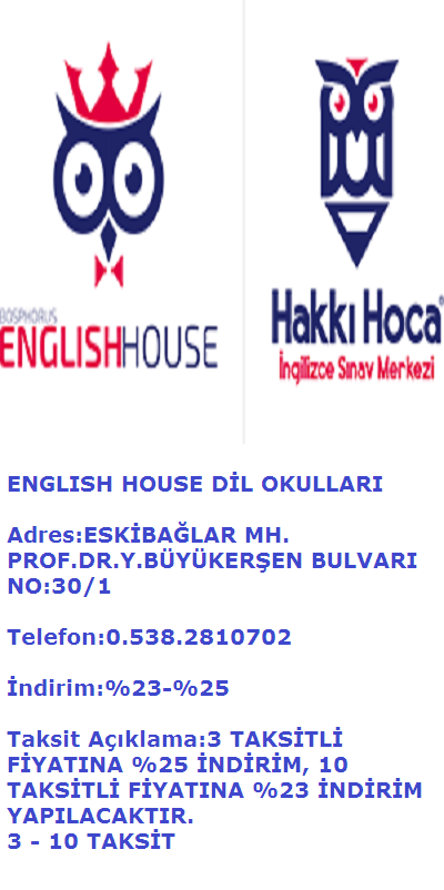 ENGLISH HOUSE DİL OKULLARI